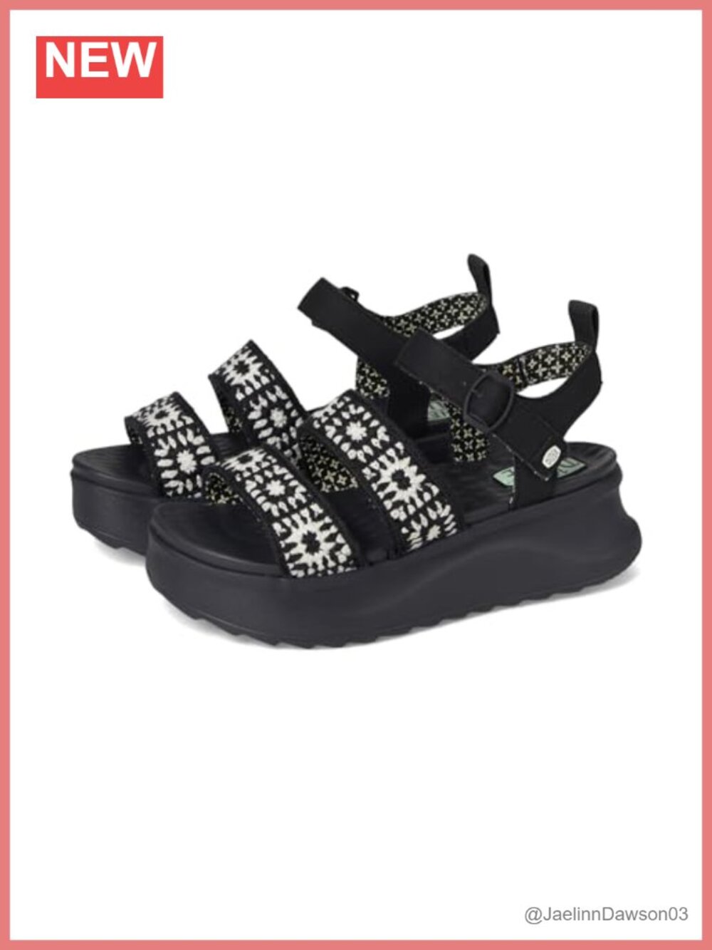 HEYDUDE Delray Buckle Crochet Slip-On Loafers Lightweight Comfort